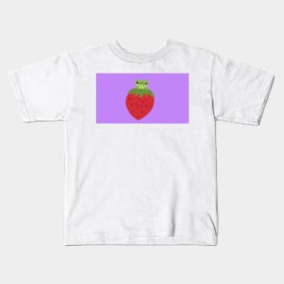 Frogonastrawberry Kids T-Shirt